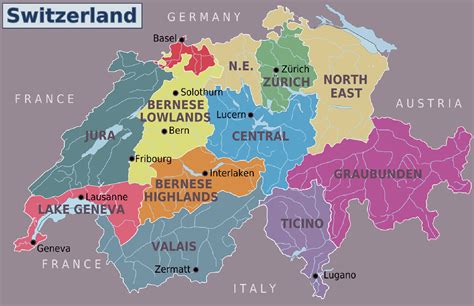 map of switzerland provinces.